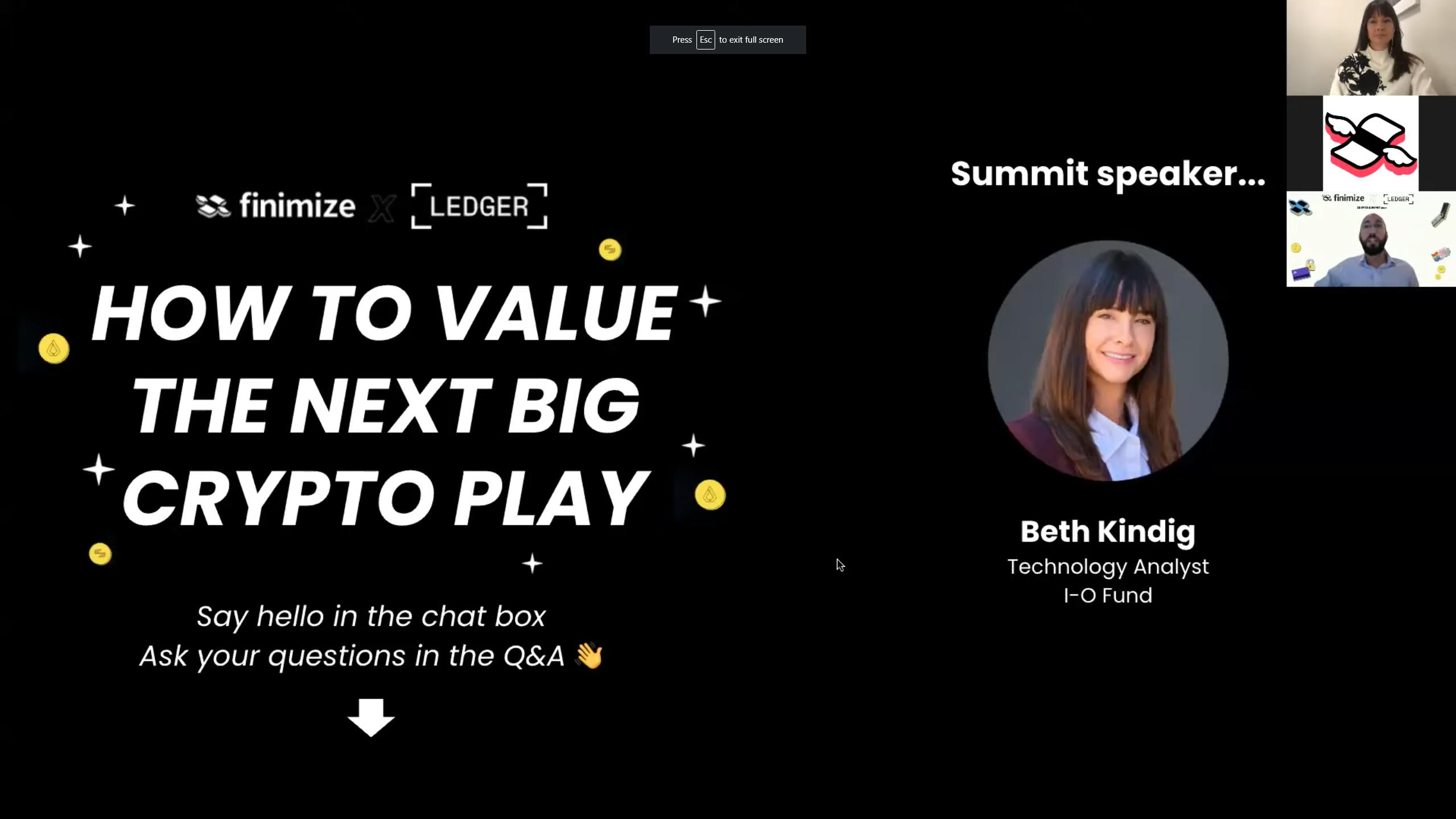 Crypto Summit 2021: How to Value Crypto