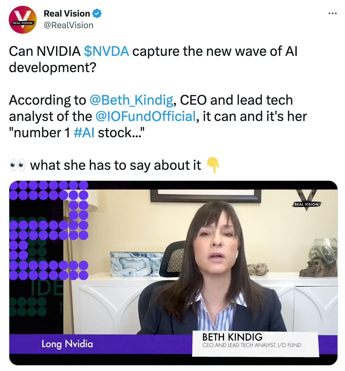 Real Vision Tweet